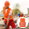 Load image into Gallery viewer, High-Visibility Reflective Safety Vest