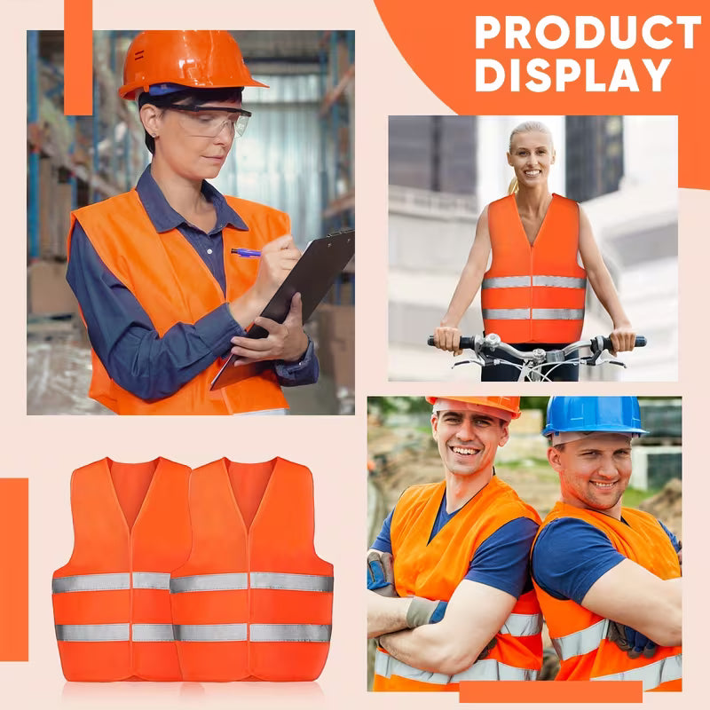 High-Visibility Reflective Safety Vest