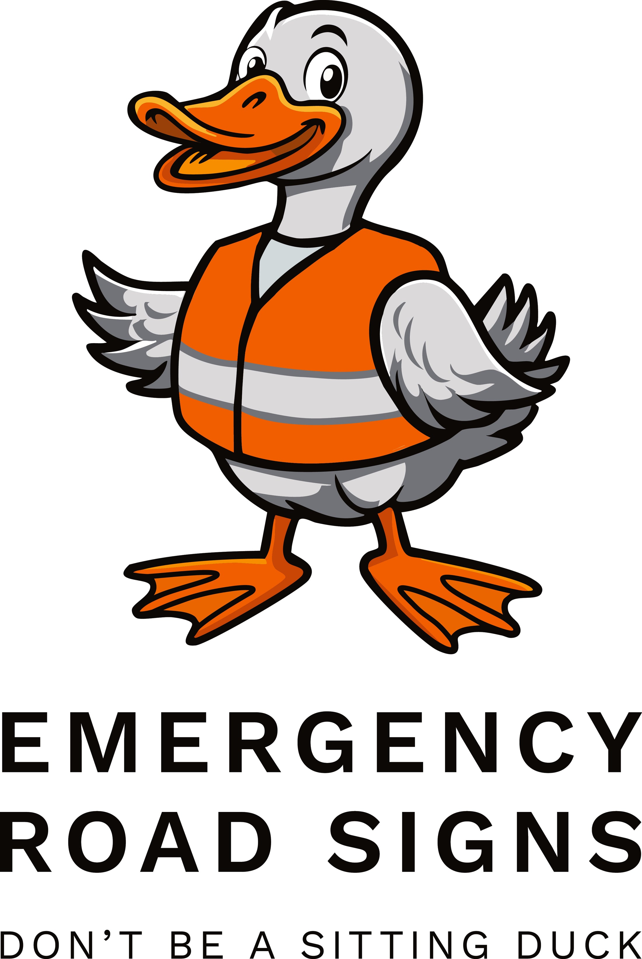 Basic Package-Emergency Road Signs: Includes the Roadside Frame and 4 Road signs